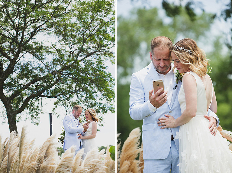 Modern wedding at Mildale Farm