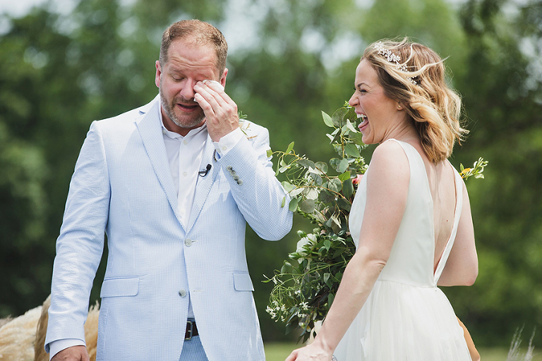 Modern wedding at Mildale Farm