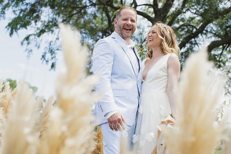 Modern wedding at Mildale Farm