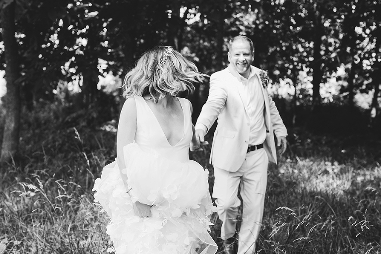 Modern wedding at Mildale Farm