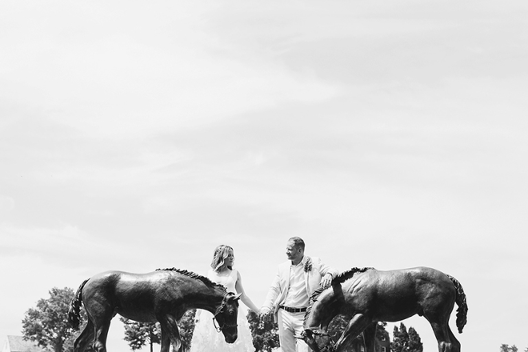 Modern wedding at Mildale Farm