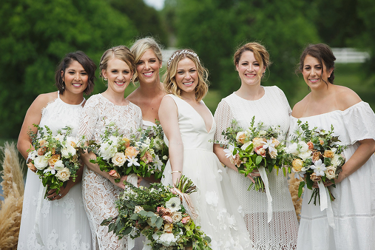 Modern wedding at Mildale Farm