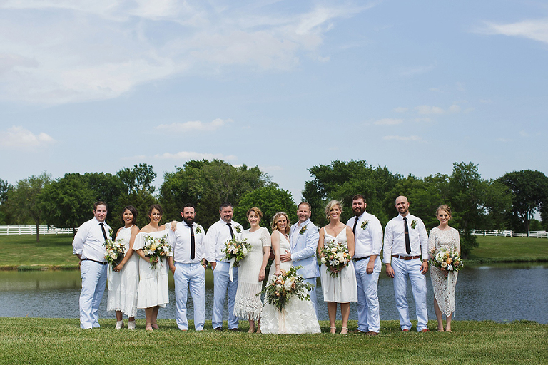 Modern wedding at Mildale Farm