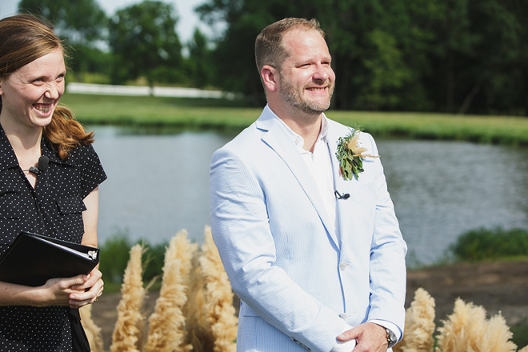 Modern wedding at Mildale Farm