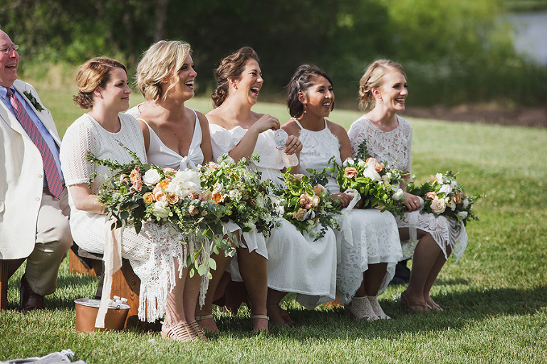 Modern wedding at Mildale Farm