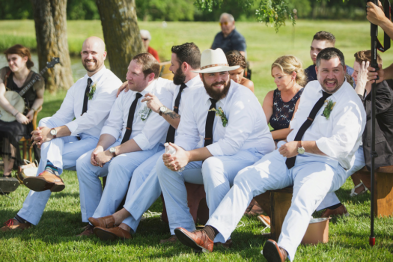 Modern wedding at Mildale Farm