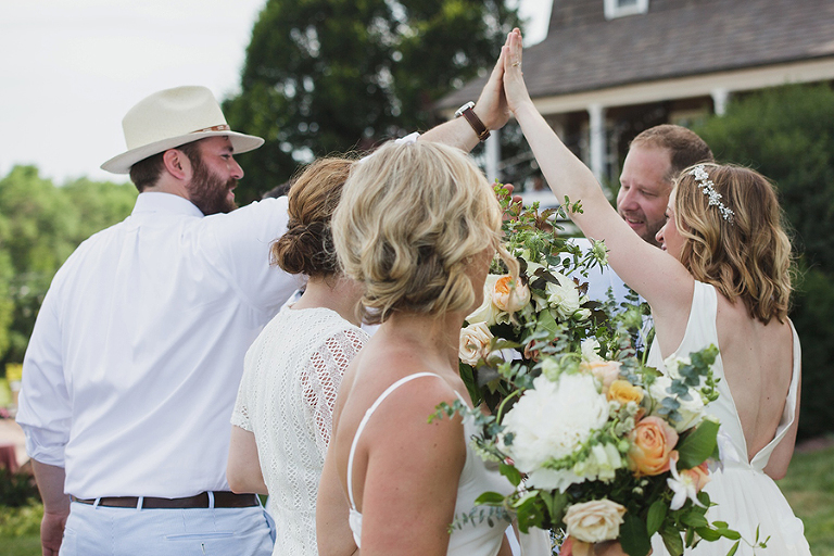 Modern wedding at Mildale Farm