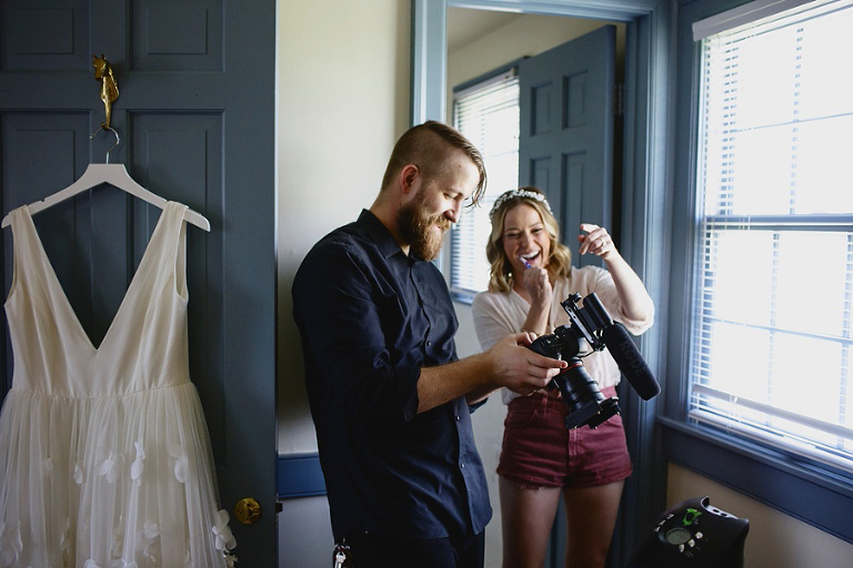 Modern wedding at Mildale Farm